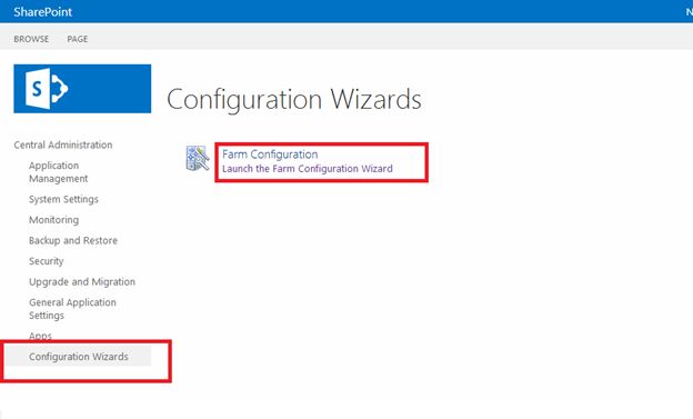 Configuration Wizard in SharePoint